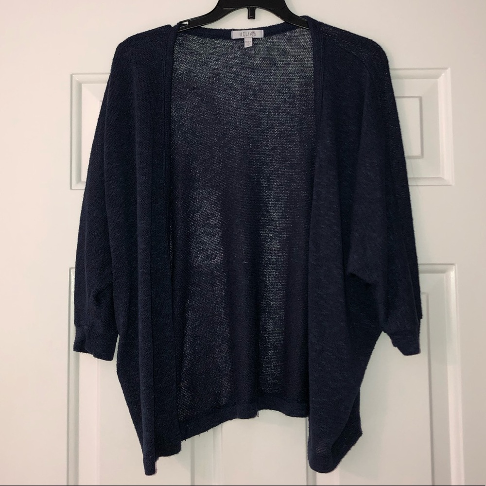 🎀 dELiAs Navy Blue Cardigan